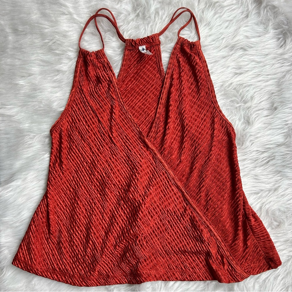 Free People Orange Top